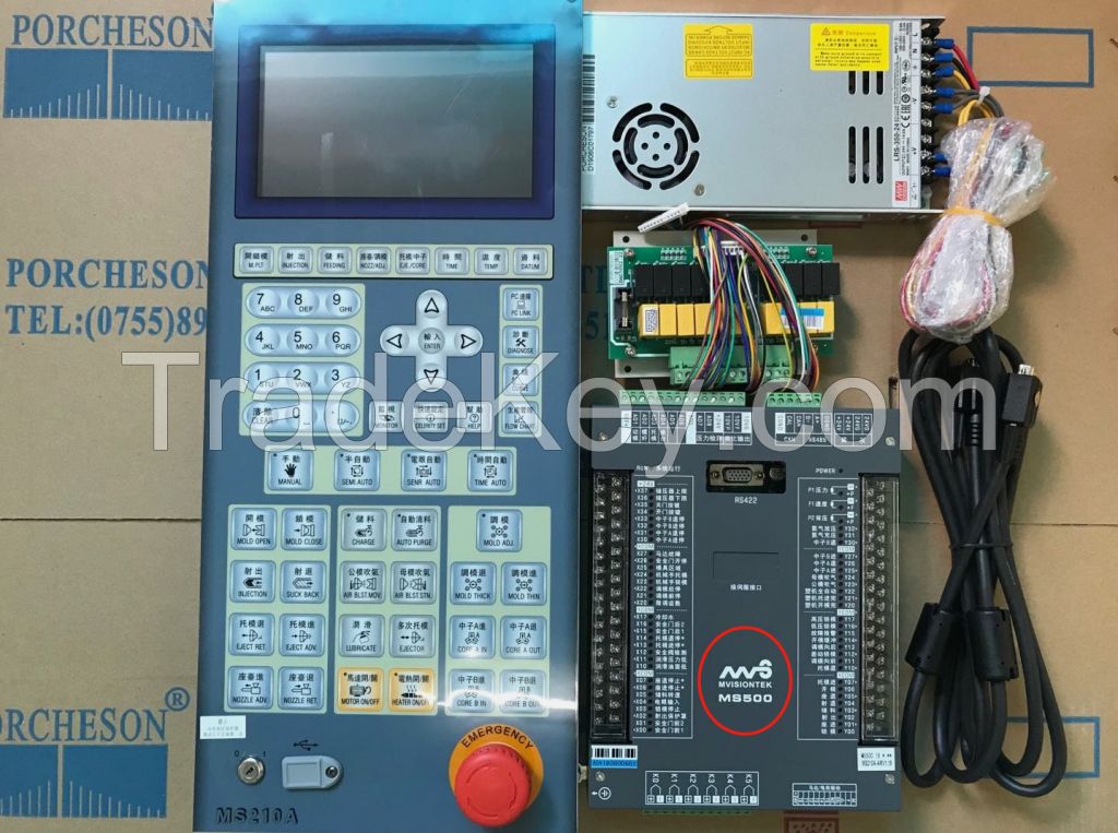 Porcheson MS500/MS210A Control System Complete Set PLC For Plastic Molding Machine PS660AM/MS210A Upgrade Version