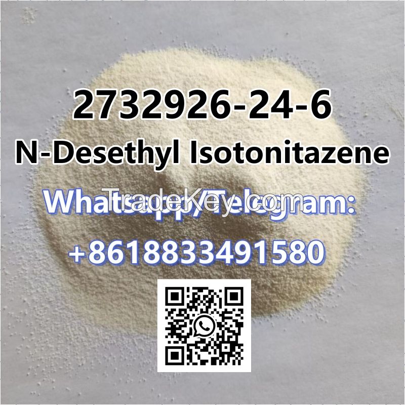 2732926-24-6 N-desethyl Isonitazene,whatsapp:+8618833491580