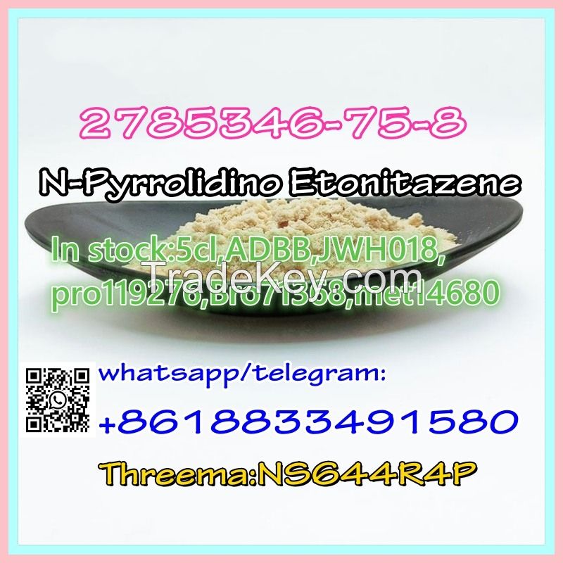 High Quality 99% Purity N-Pyrrolidino Etonitazene CAS:2785346-75-8,whatsapp:+8618833491580
