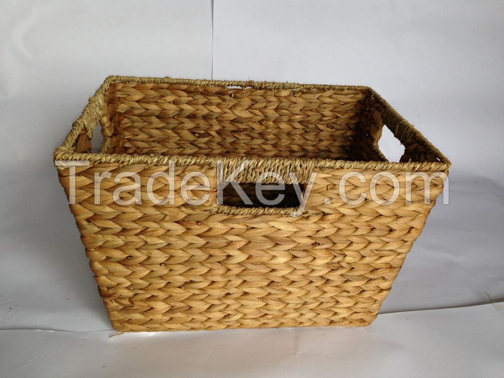 Seagrass basket, water hyacinth basket, rattan basket, Storge basket