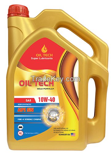 TM TECH - Diesel engine oil OIL TECH GOLD FORMULA - 10W40 API CI - Most PREFERRED     price