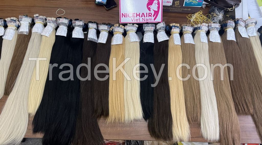 NiceHairVietnam - Human Bulk Hair Natural Straight 100% Unprocessed Vietnam Virgin Hair Extensions