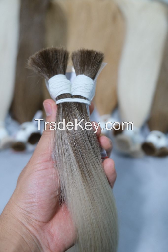 NiceHairVietnam - Human Bulk Hair Natural Straight 100% Unprocessed Vietnam Virgin Hair Extensions