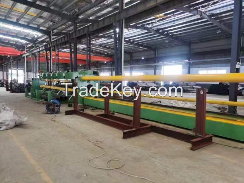 Large scale automatic steel pipe production equipment, hydraulic stretching, steel pipe cutting machine, automatic feeding machine