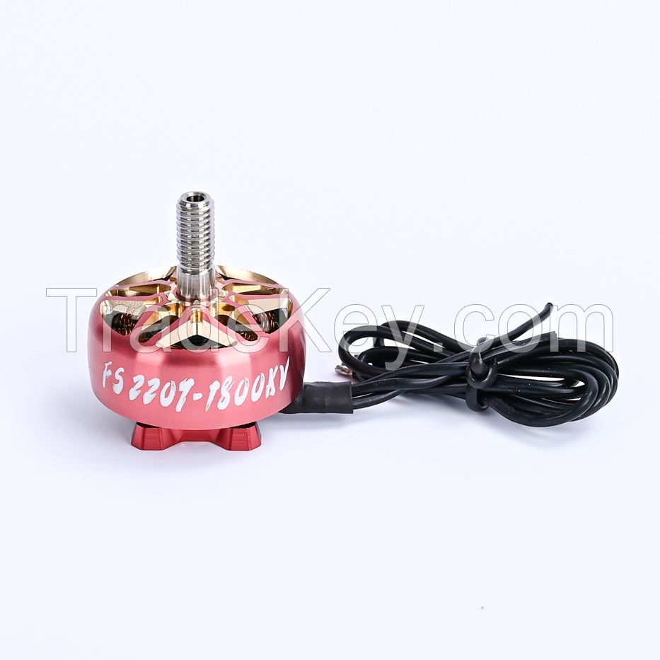 factory source high performance 2207 1800KV FPV drone brushless motor out runner dc motor for rc airplane