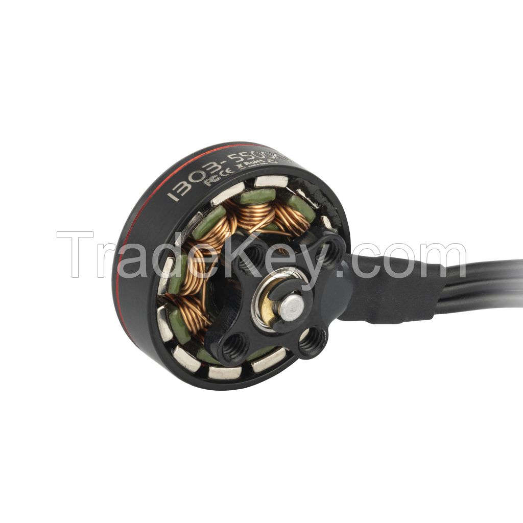 factory source high performance 1303 5500KV FPV drone brushless motor  dc motor for rc airplane