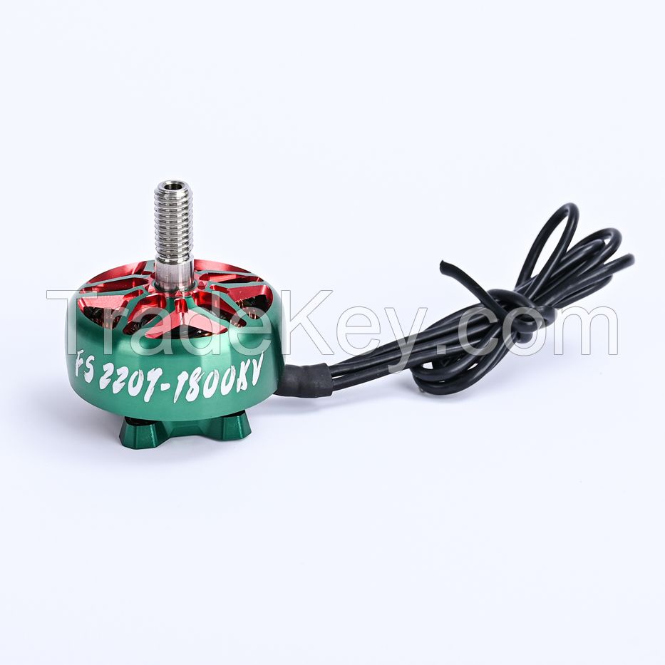 factory source high performance 2207 1800KV FPV drone brushless motor out runner dc motor for rc airplane