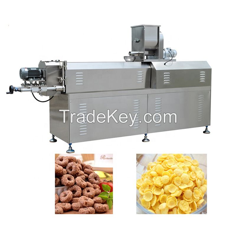 Breakfast cereal corn flakes production line