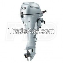 HONDA 9.9 HP (25") SHAFT OUTBOARD MOTOR W/ ELECTRIC START, POWER TILT, POWER THRUST