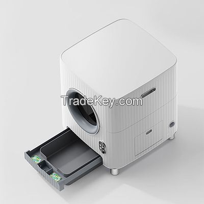 Smart Self Cleaning Cat Litter Box Electric Cat Toilet With App Control