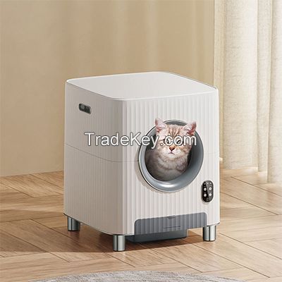 Smart Self Cleaning Cat Litter Box Electric Cat Toilet with APP Control