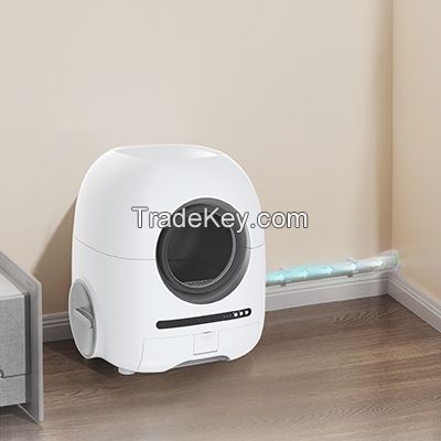 Smart Cat Litter Box Self-washing Cat Toilet APP Controlled Deodorizing and Ventilation