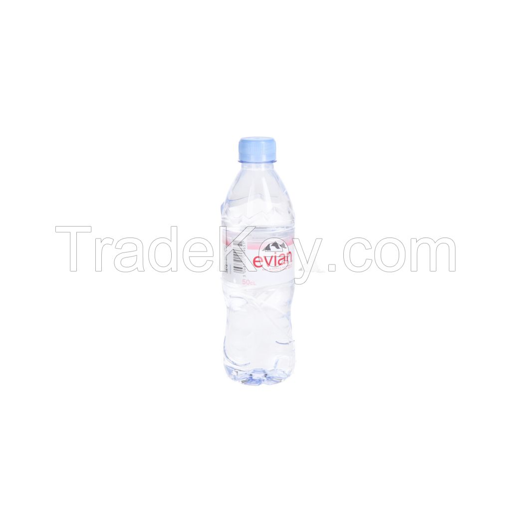 Evian Mineral Water No-Return PET FRANCE carton @ 24 bottles x 0,5 litre