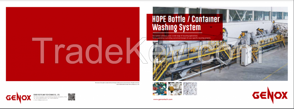 HDPE Bottle/Container Washing System