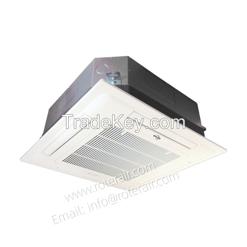 hydronic chilled water fan coil unit ceiling concealed floor standing and 4way cassette