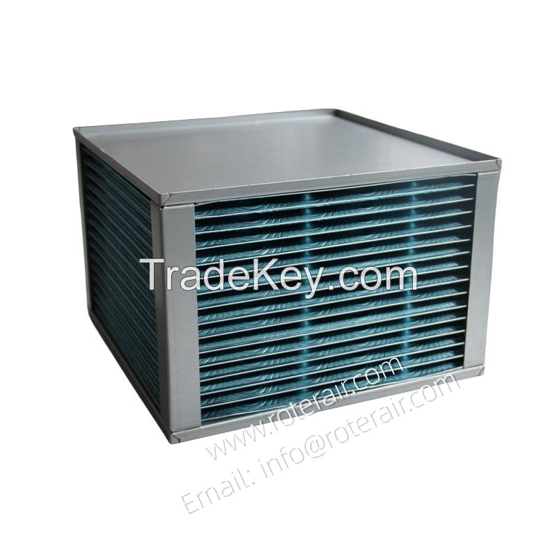 Air to air heat exchanger: fixed plate heat exchanger energy recovery wheel heat pipe heat exchanger