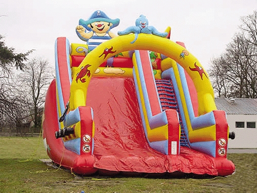 inflatable slide