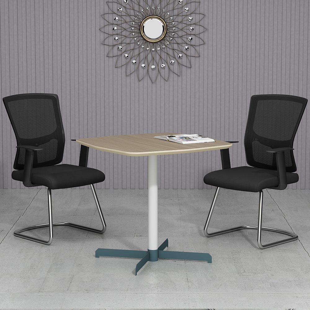 Office furniture 0.8m square negotiation table Meeting Conference table 2 4 person