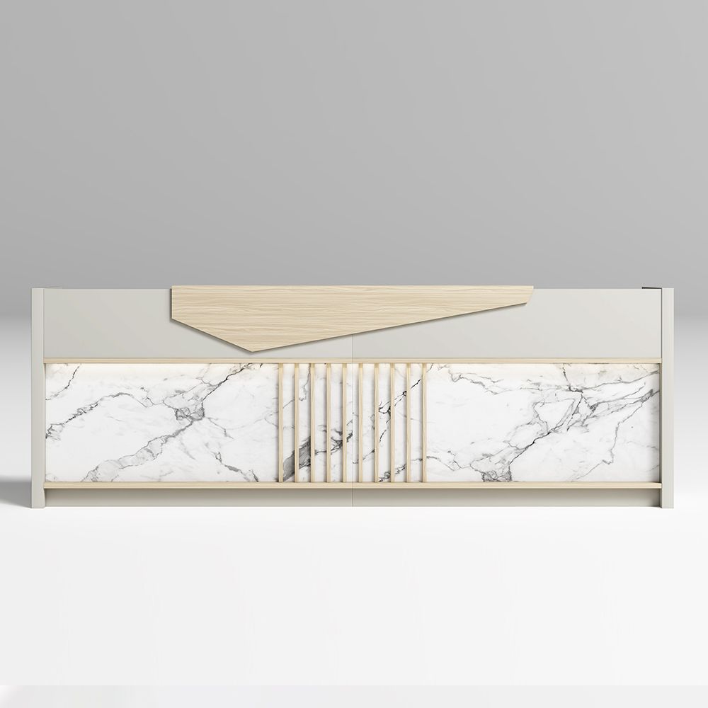 Salon Office Marble Reception Desk Front Table