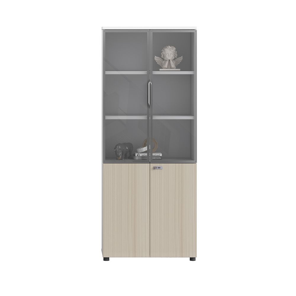 Office furniture 0.8m 1.2m wooden Filing Cabinets file Cabinet glass door