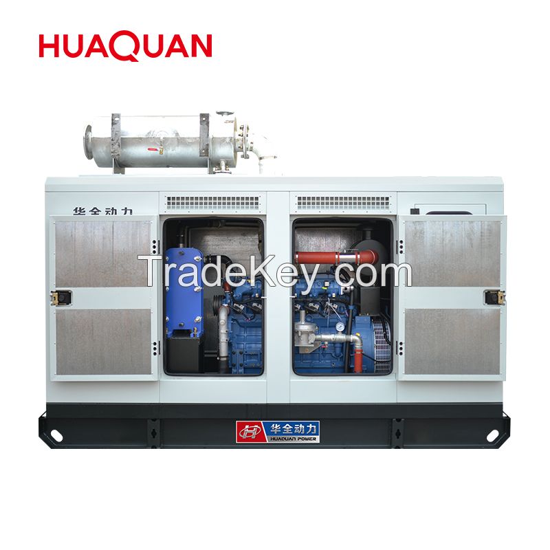 50kw Gas Generator Set With Huaquan Power Open Frame  30kw Silent Type