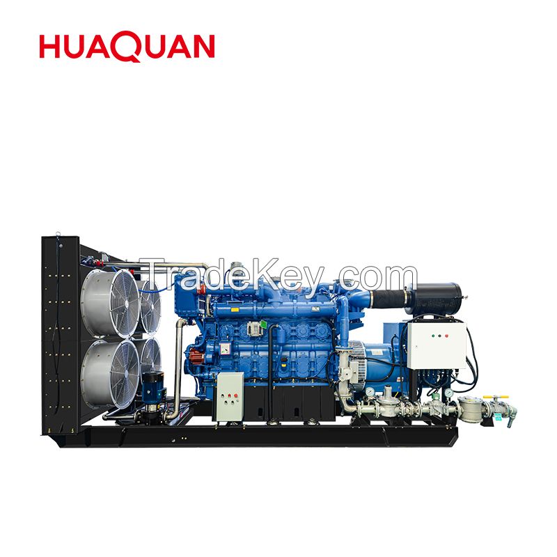 New powered by HUAQUAN engine heavy duty 300/400/500/600kW Gas generator set