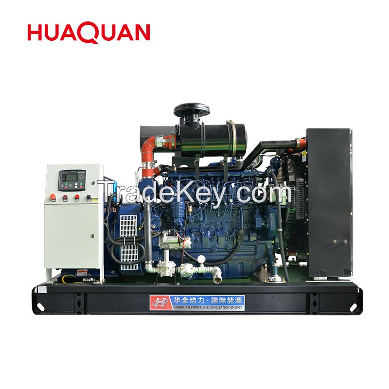 Silent gas generator set 100kW new powered by HUAQUAN Ex-factory price