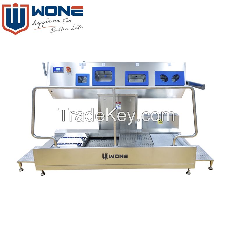 Hygiene station for food processing factory