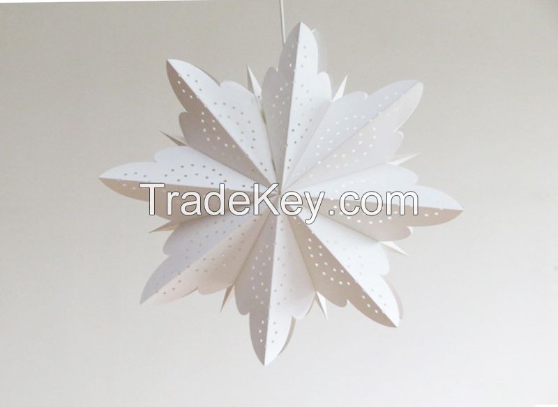 Snowflakes star paper lanterns