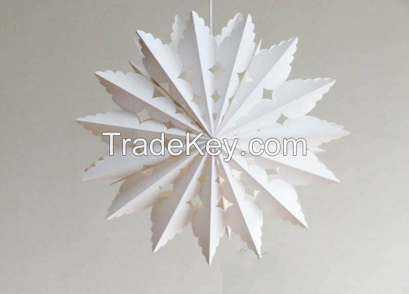 Snowflakes star paper lanterns