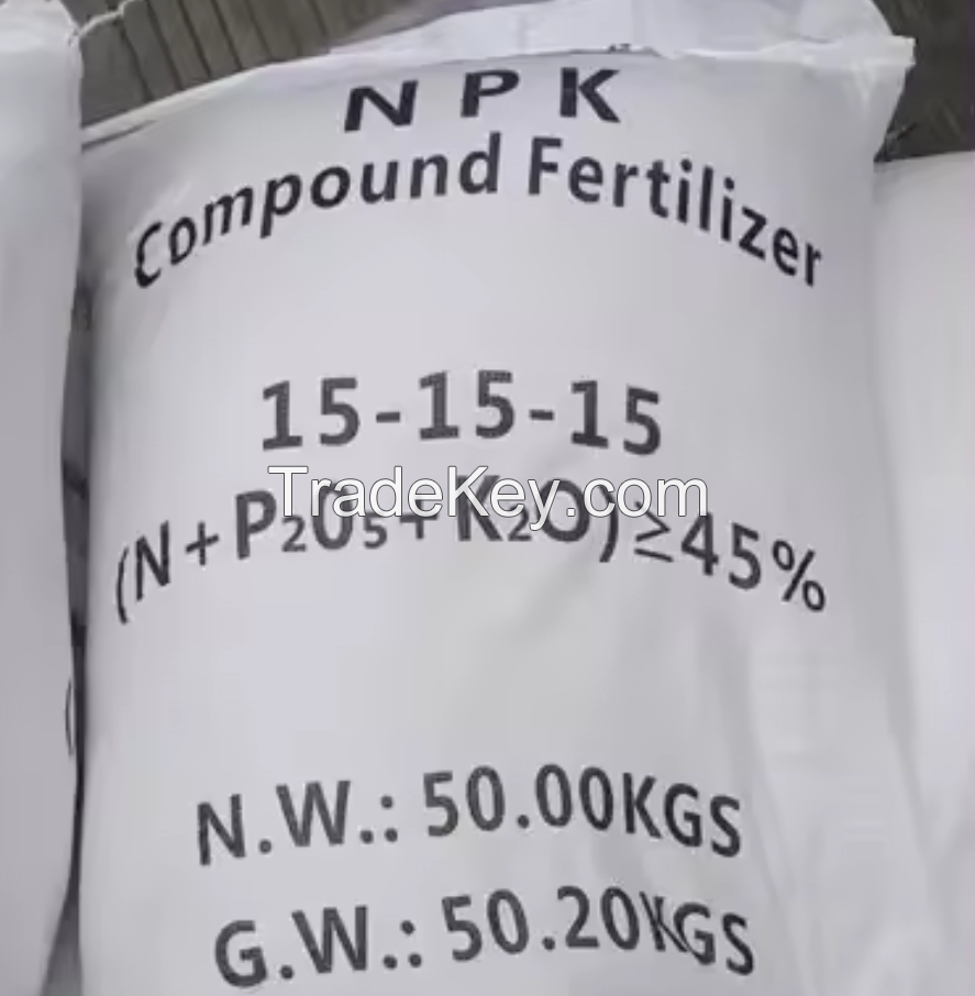 Wholesale Factory Price NPK Compound Fertilizer/ NPK 15-15-15 Granule Water Soluble Fertilizer For Sale