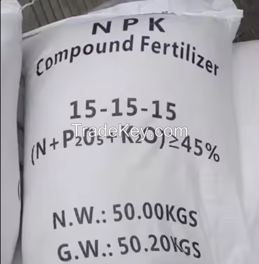 Agricultural Npk Compound Fertilizers Plant Power Water Soluble Pupuk Npk 15 15 15