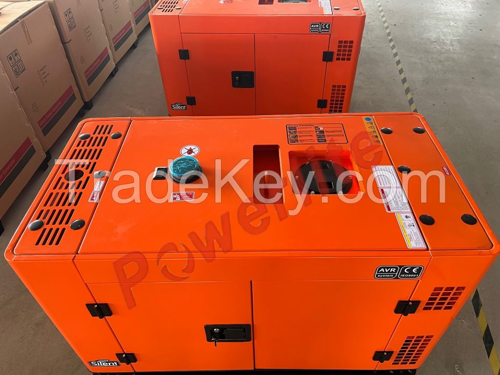 10kw Ev80 Power Portable Silent Diesel Generator Set