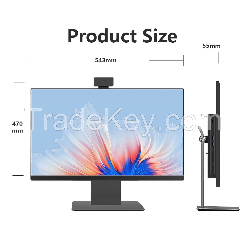 All in one computers Touch PC 27 inch monoblock barebone pc with dvd Core i3 i5 i7 All-in-one Computer