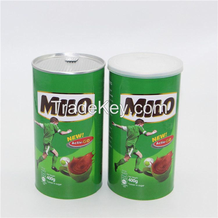 Offset Printing Kraft Paper Tube Box For Milk Powder Gift Cookies Snacks Chips Coffee Beans Food Package Box Container Paper Storage Box