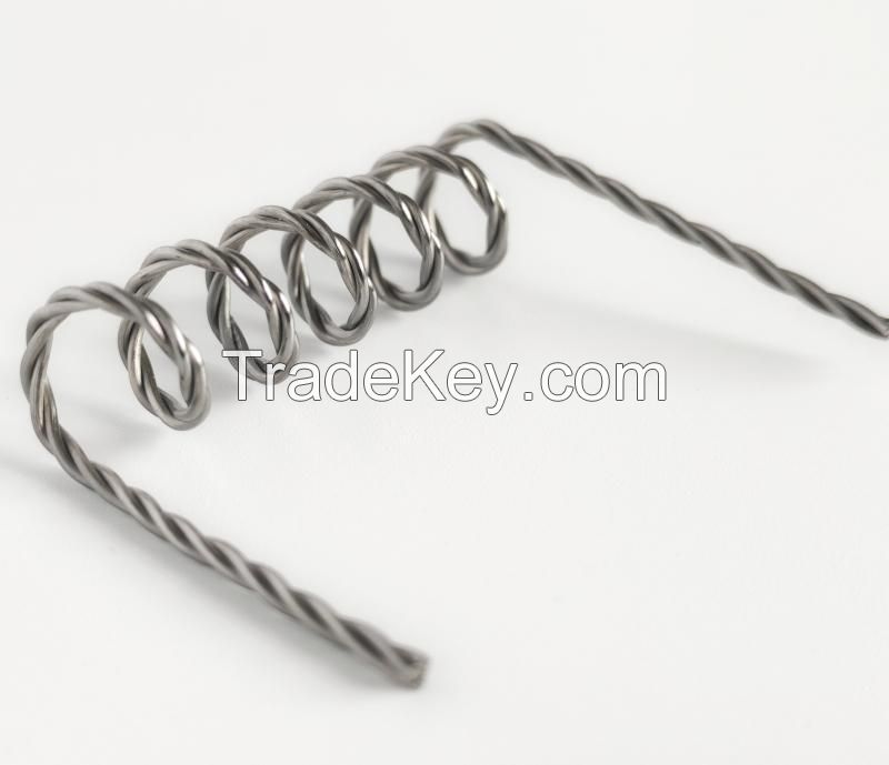 3 Stranded 4 Stranded Twist Tungsten Heating Filament tungsten coil wire