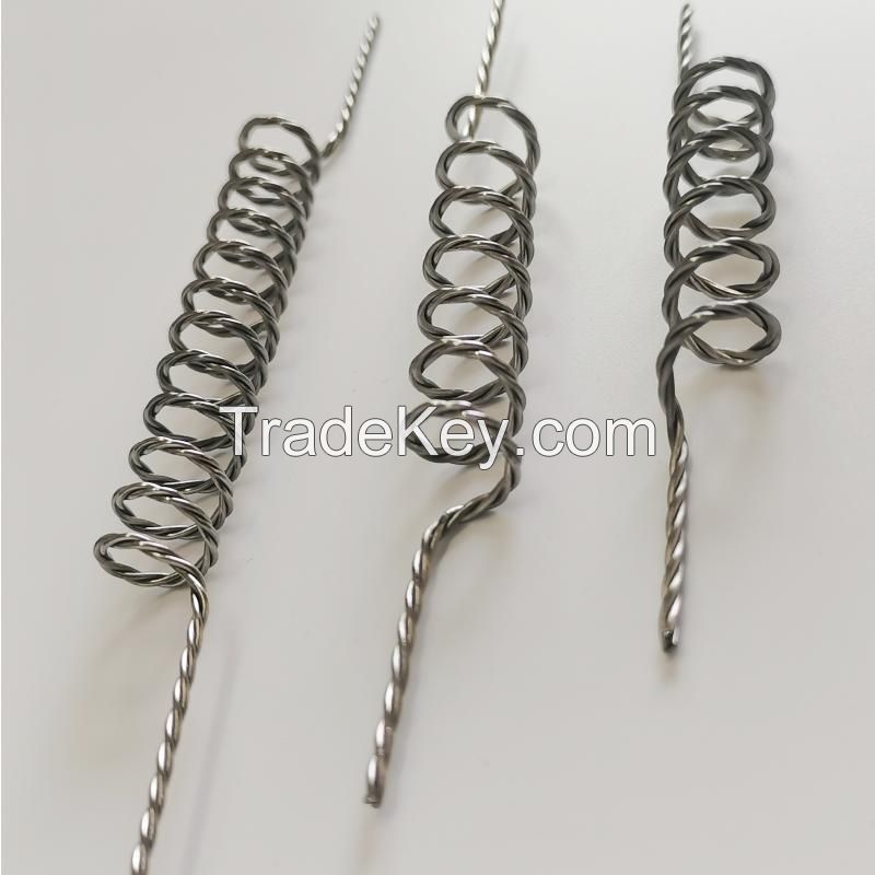 2 twisted Tungsten wire Vacuum Metallizing Coils wire