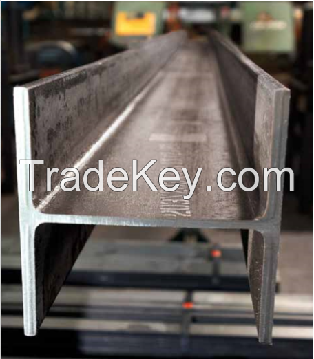 100x100mm Galvanized Steel H beam Q235 H beam price H beam Steel for Concrete Sleeper Retaining Wall Post Q355