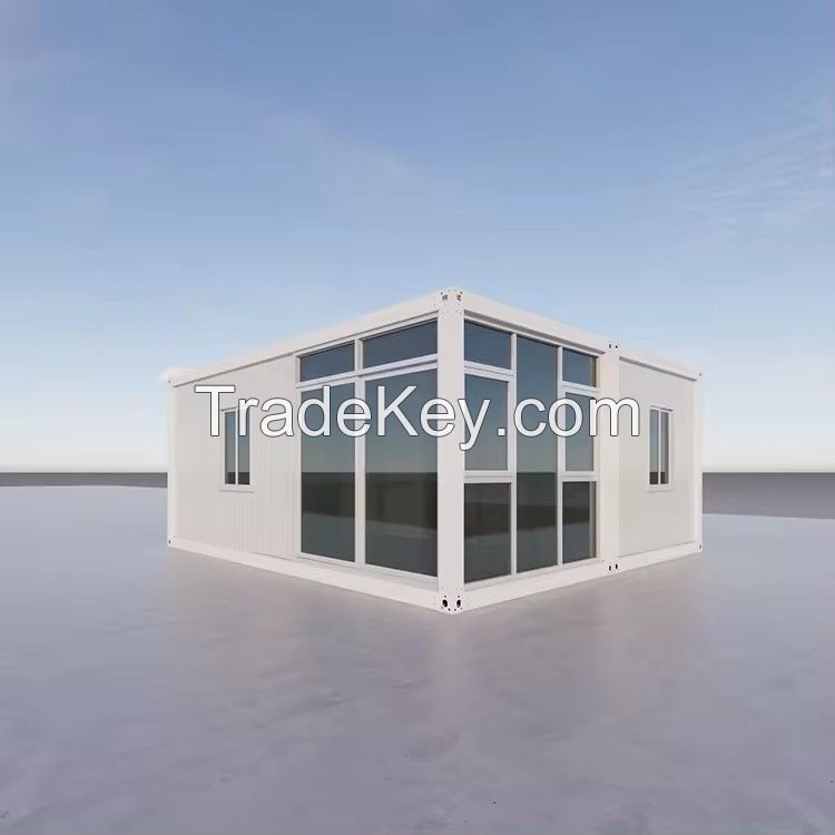 Low price 20ft 40ft prefab detachable container coffee shop restaurant Flat Pack container