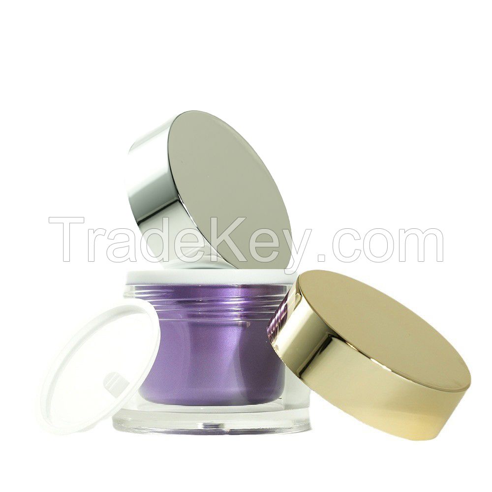 Acrylic Jar and Lotion Packaging Set in PP plastic for Cosmetics