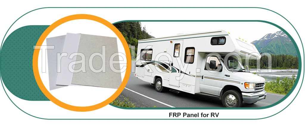 China Factory RV FRP Panels Fiberglass Sheet High Glossy Smooth FRP Flat Panels