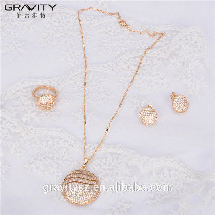 TZXG0090 Gravity fine design Unique Elegant luxury saudi dubai imitation 24k gold plated jewellery sets