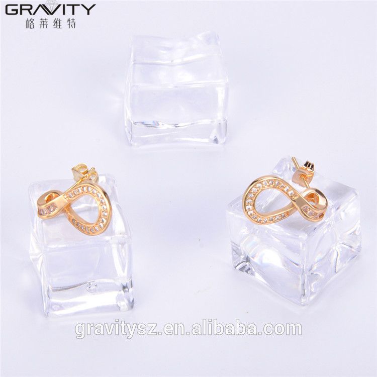 TZXG0112 Gravity stylish real luxury style dubai 18 carat gold plated jewellry sets with zircon