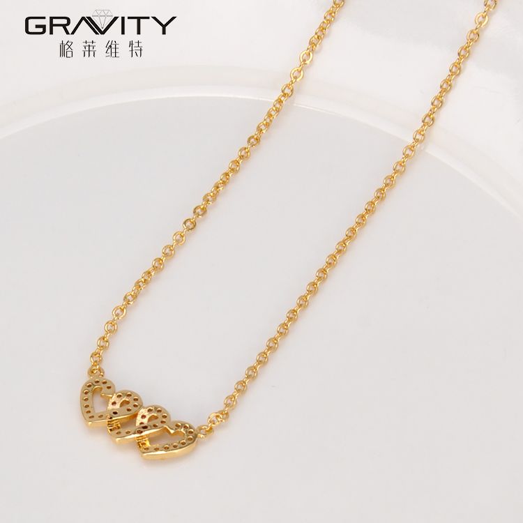 18K gold necklace jewelry