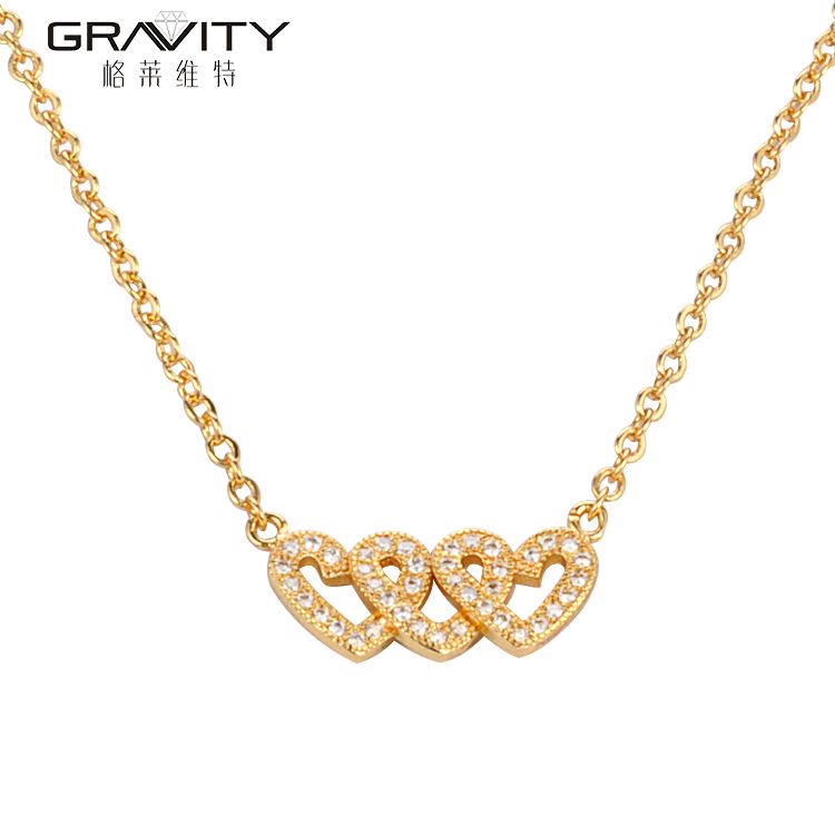 18K gold necklace jewelry