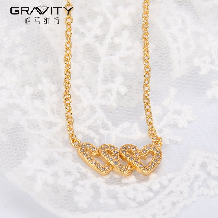 18K gold necklace jewelry