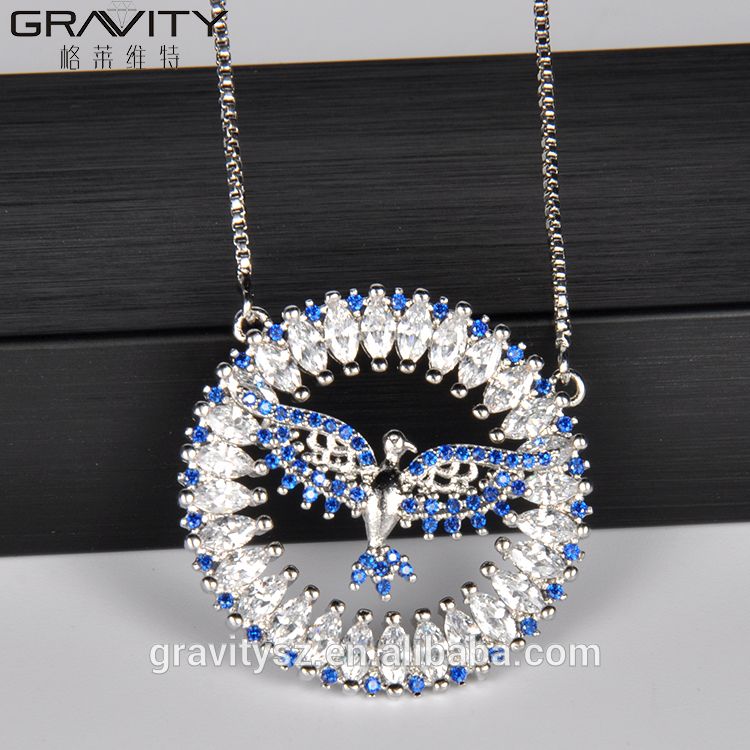 Fashion Personalized Custom Logo Jewellery Silver Necklace For Women