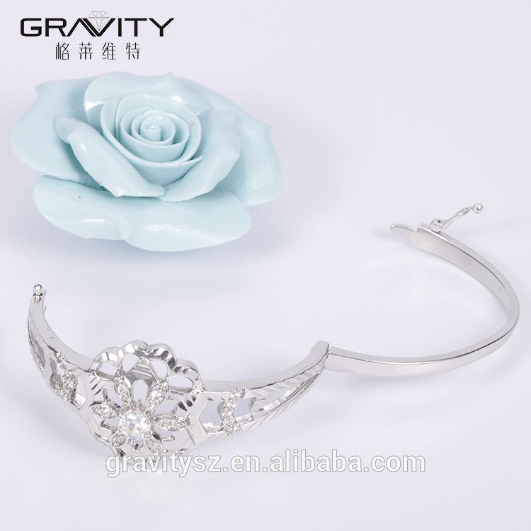 Custom design high quality sterling silver bangles and bracelet