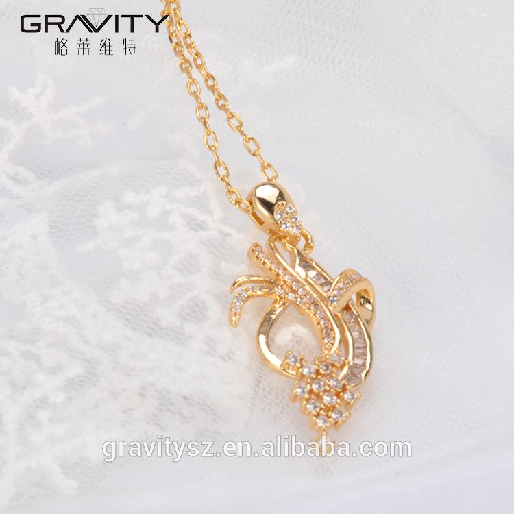 wholesale beatiful gold pendants necklace models