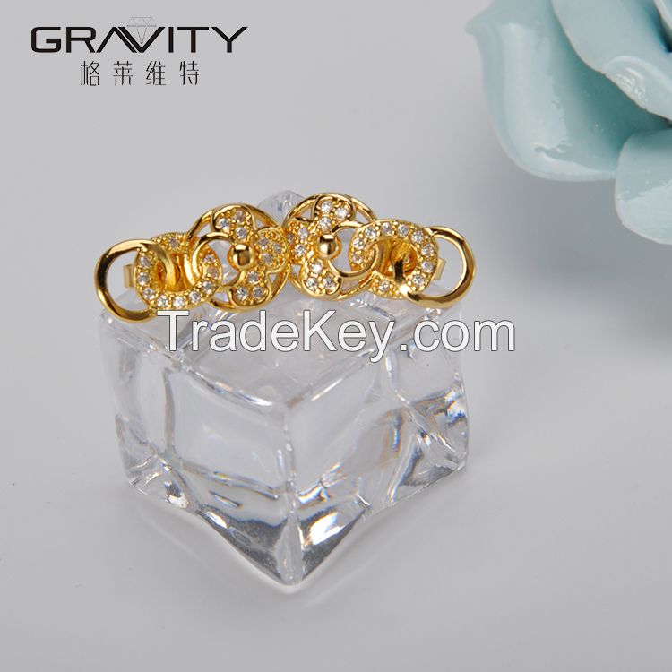 Gravity 2017 newest Jewelry saudi dubai imitation elegance jewelry sets, 18K/24k jewellery, gold plated Bridal jewelry sets